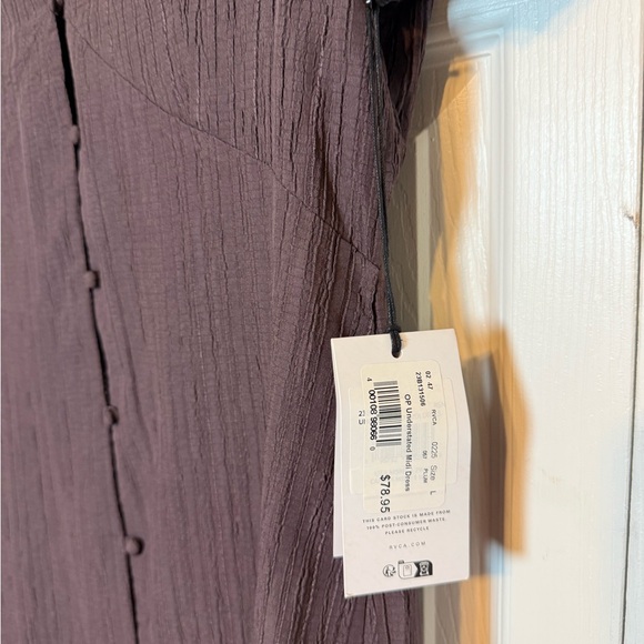 RVCA‎ Brown Maxi Dress with Button Detail - Picture 2 of 8